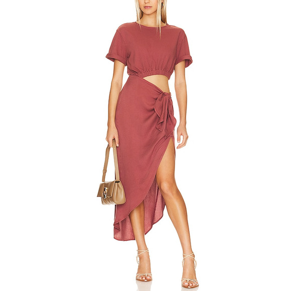 Free People Dresses & Skirts - Free People 'Rae' Maxi Red Maxi Size S